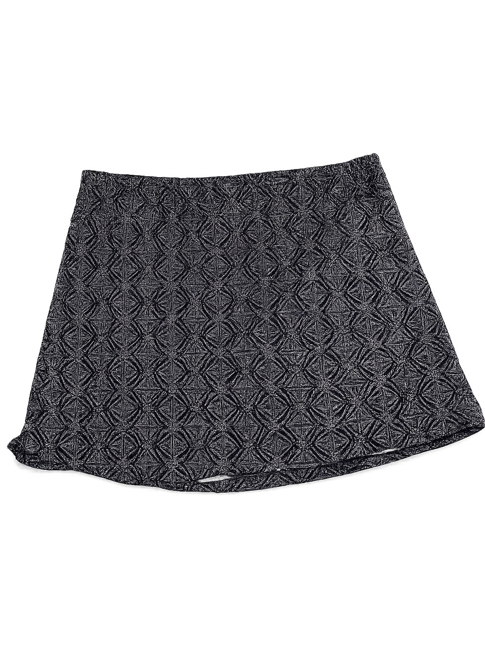 RipSkirt Hawaii Wrap Skirt Size L Length 2 Black Geometric QuickDry Beach Travel